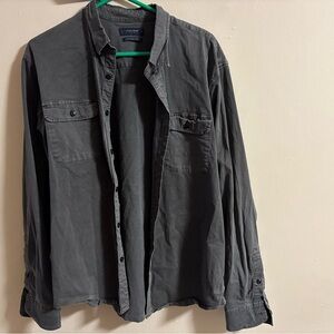 Lucky Brand Charcoal Shirt Jacket
